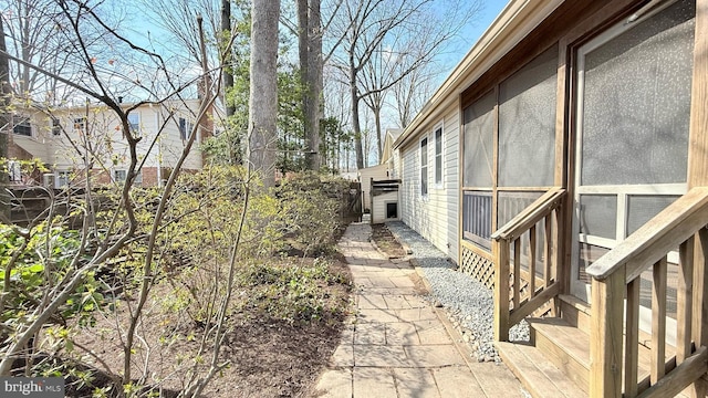 view of side of property