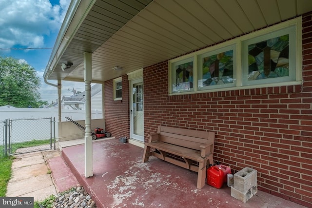 506 W 3rd St, Birdsboro, PA 19508 - view of patio / terrace with a gate