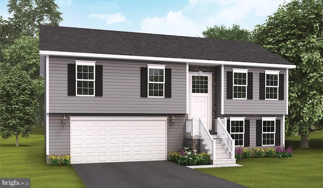 1 Little Way Unit 79, Hanover, PA 17331 - raised ranch with driveway, a garage, and a front lawn