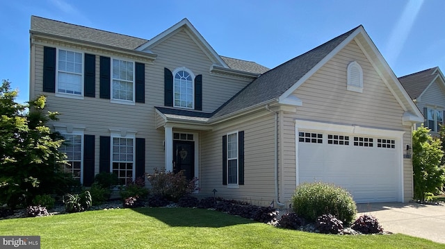 455 Creeks End Ln, Stevensville, MD 21666 - view of front of property featuring driveway, a front yard, and a shingled roof