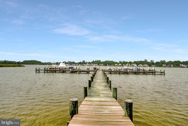 455 Creeks End Ln, Stevensville, MD 21666 - dock featuring a water view and boat lift