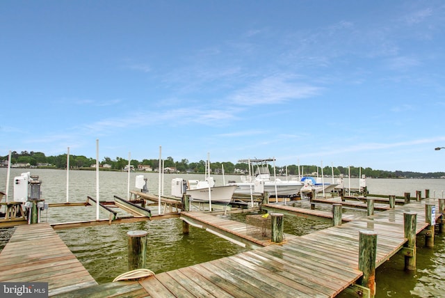 455 Creeks End Ln, Stevensville, MD 21666 - dock area featuring boat lift and a water view