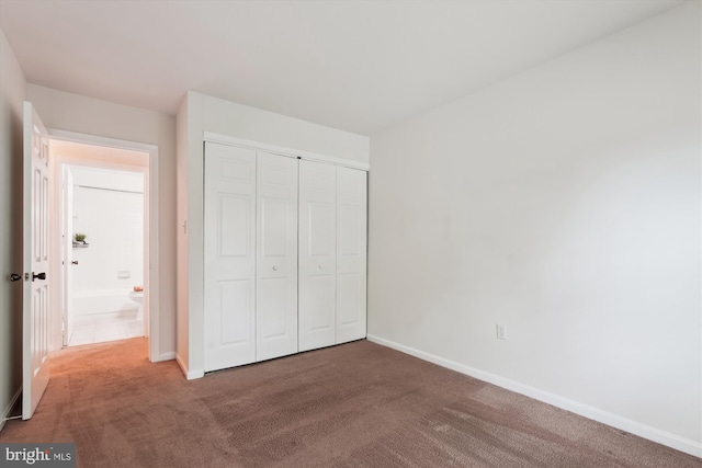 10903 Pebble Run Dr, Silver Spring, MD 20902 - unfurnished bedroom with carpet floors, baseboards, and a closet