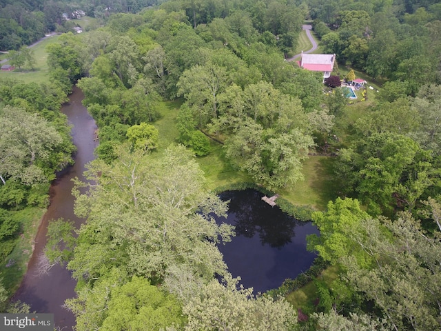 1912 Corbridge Ln, Monkton, MD 21111 - aerial overview of property's location with a large body of water and a heavily wooded area