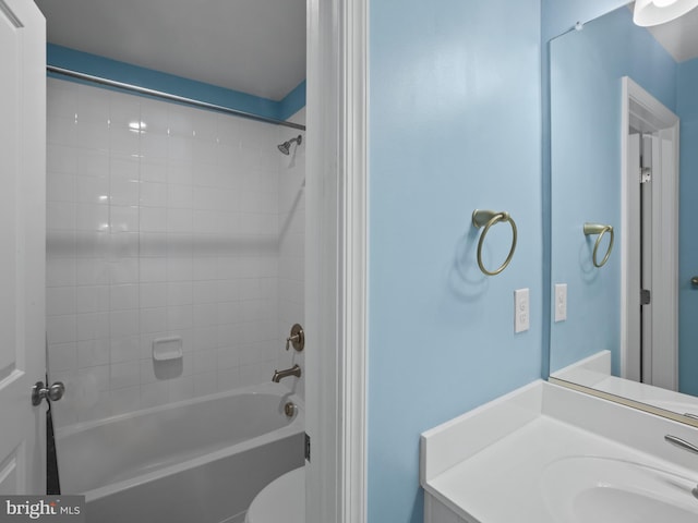 1422 Silver Oak Ln, Arnold, MD 21012 - full bathroom featuring  shower combination, vanity, and toilet