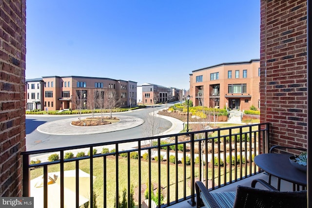 23109 Cottonwillow Sq, Brambleton, VA 20148 - balcony with a residential view
