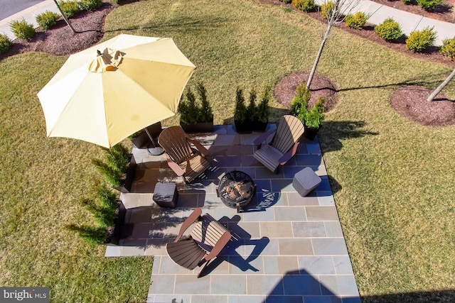 23109 Cottonwillow Sq, Brambleton, VA 20148 - drone / aerial view