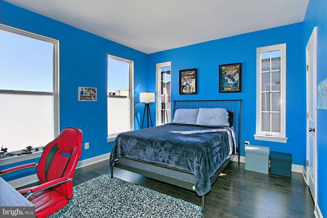 23109 Cottonwillow Sq, Brambleton, VA 20148 - bedroom with wood finished floors and baseboards
