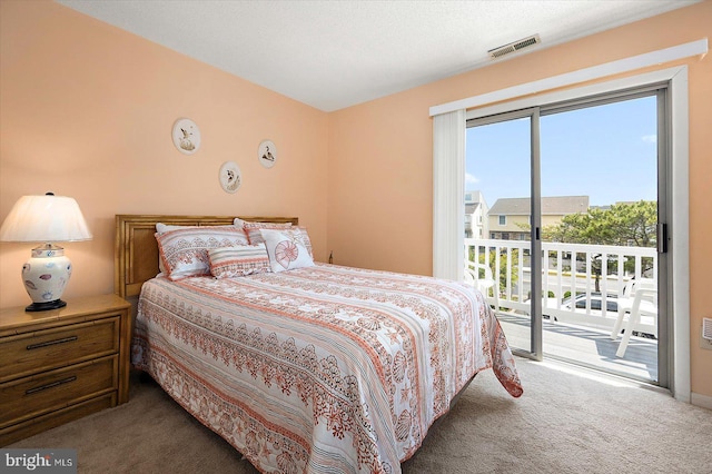 614 Osprey Rd Unit D, Ocean City, MD 21842 - bedroom with carpet and access to exterior