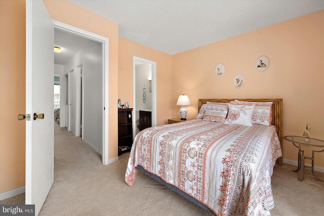 614 Osprey Rd Unit D, Ocean City, MD 21842 - bedroom featuring light carpet and baseboards