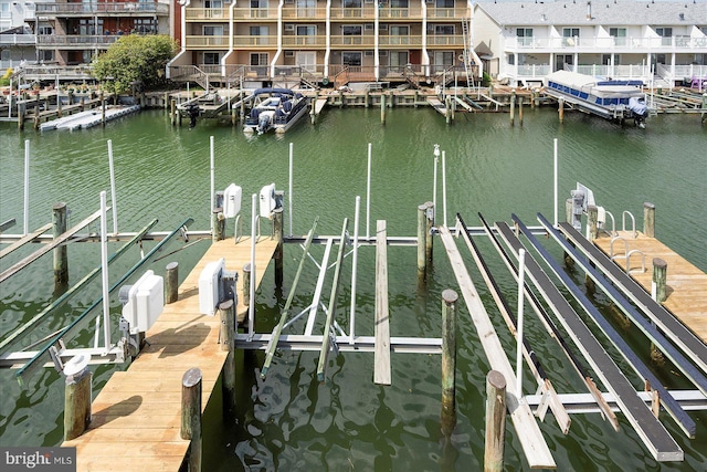 614 Osprey Rd Unit D, Ocean City, MD 21842 - dock area with a water view