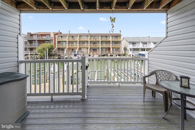 614 Osprey Rd Unit D, Ocean City, MD 21842 - deck with a residential view