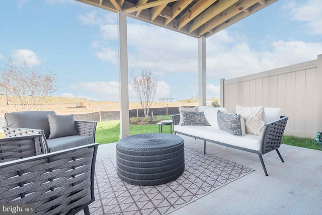 23675 Hardesty Ter, Ashburn, VA 20148 - view of patio featuring outdoor lounge area