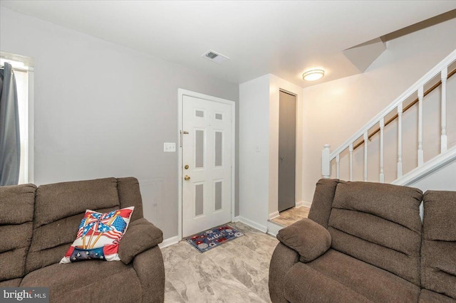 10625 Shasta Ct Unit T, Damascus, MD 20872 - living area with stairs
