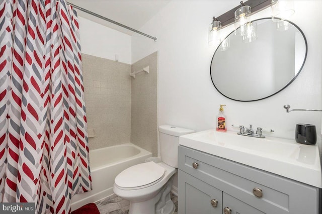 10625 Shasta Ct Unit T, Damascus, MD 20872 - full bathroom with vanity, toilet, and shower / bath combo with shower curtain