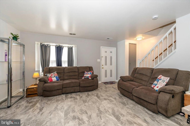 10625 Shasta Ct Unit T, Damascus, MD 20872 - living area with stairs