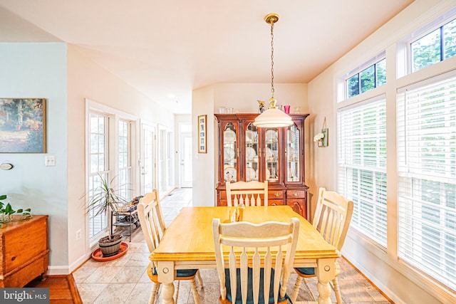 9 Webster Hill Ct, Clarksburg, MD 20871 - dining room with baseboards and light tile patterned flooring