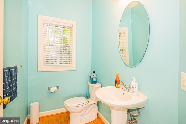 9 Webster Hill Ct, Clarksburg, MD 20871 - bathroom with baseboards and wood finished floors