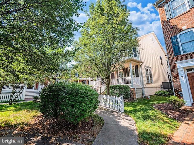 9 Webster Hill Ct, Clarksburg, MD 20871 - view of front of house with covered porch