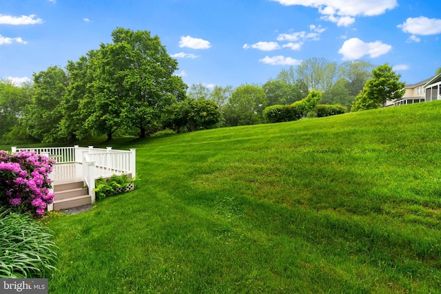 103 Dylan Cir, Avondale, PA 19311 - view of grassy yard with a deck
