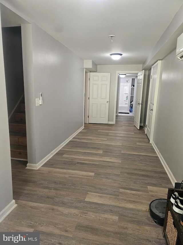 3612 Panhandle Rd, Front Royal, VA 22630 - hall featuring baseboards and dark wood-style floors