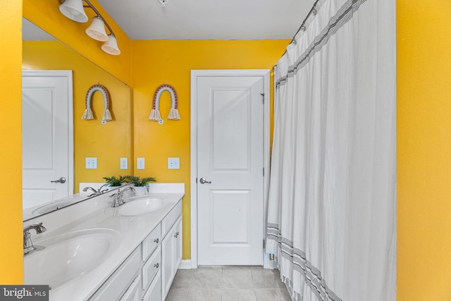9508 Mourning Dove Way, Delmar, MD 21875 - bathroom featuring tile patterned flooring and double vanity