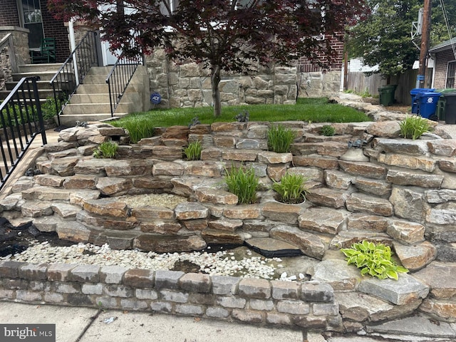 exterior view of fence