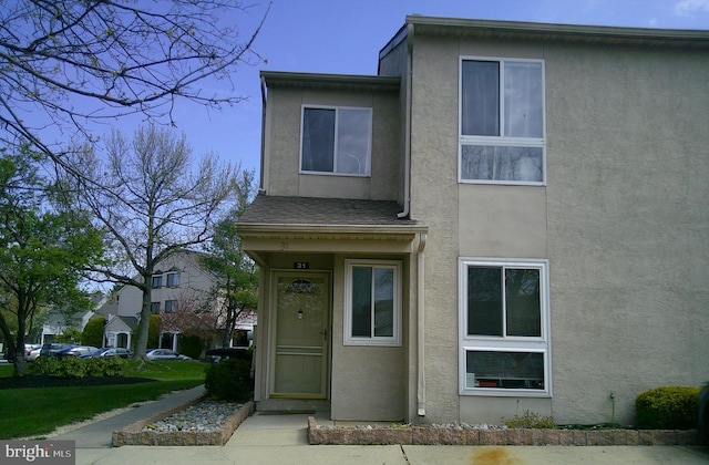 view of property with stucco siding