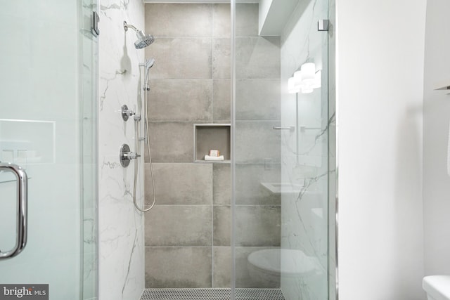 845 19th St NE Unit Ph9, Washington, DC 20002 - bathroom with toilet and a shower stall