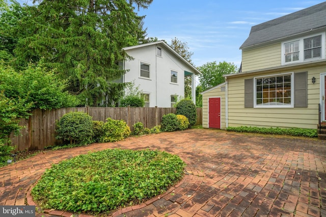 3709 Shepherd St, Chevy Chase, MD 20815 - view of patio / terrace with fence