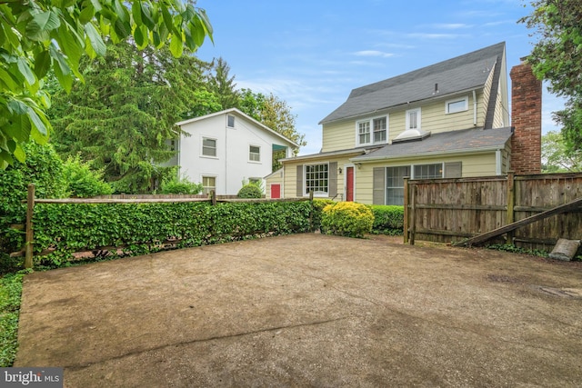 3709 Shepherd St, Chevy Chase, MD 20815 - rear view of property featuring fence