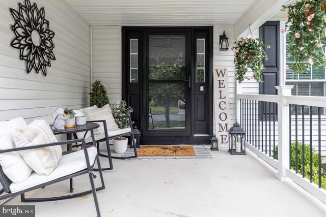 25 Aberdeen Dr, Sicklerville, NJ 08081 - property entrance with covered porch
