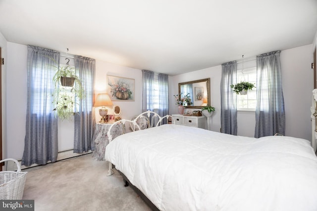 bedroom featuring carpet floors