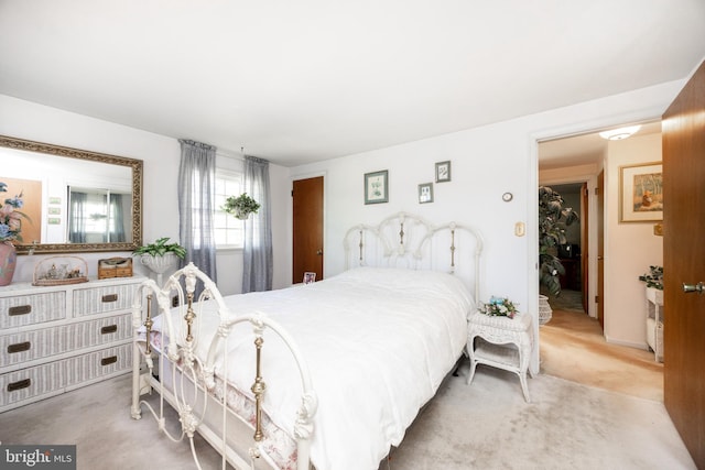 bedroom with carpet flooring