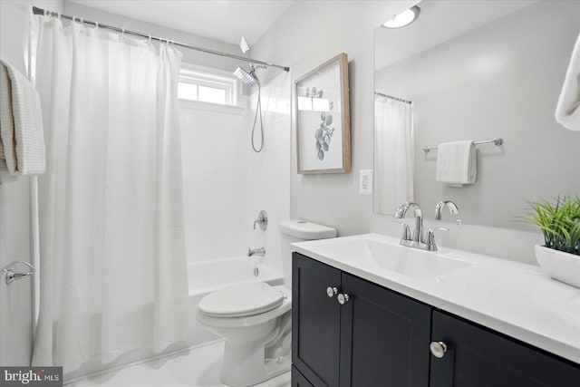 6624 Aaron Mee Way, Baltimore, MD 21237 - full bathroom with toilet, shower / tub combo with curtain, and vanity