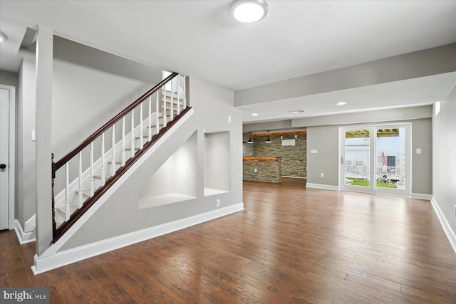 6624 Aaron Mee Way, Baltimore, MD 21237 - stairs with wood finished floors and baseboards