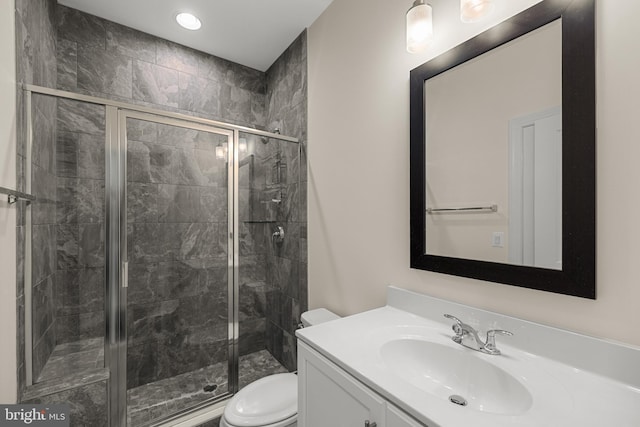 42289 Porter Rdg, Brambleton, VA 20148 - full bath with toilet, a stall shower, and vanity