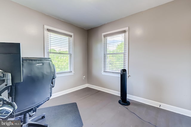 6328 Martin Luther King Jr Hwy, Capitol Heights, MD 20743 - office area with concrete flooring and baseboards
