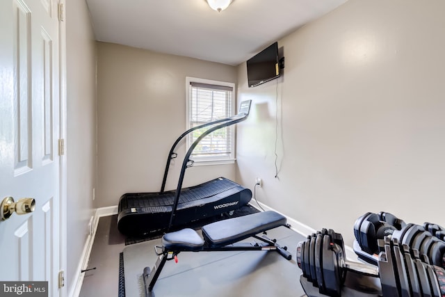 6328 Martin Luther King Jr Hwy, Capitol Heights, MD 20743 - workout area featuring baseboards