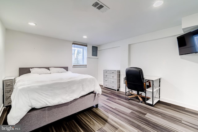 6328 Martin Luther King Jr Hwy, Capitol Heights, MD 20743 - bedroom featuring dark wood finished floors, baseboards, recessed lighting, and electric panel