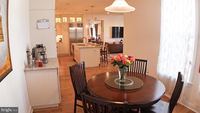 16 Magpie Ln, Princeton Junction, NJ 08550 - dining area with light wood-style flooring
