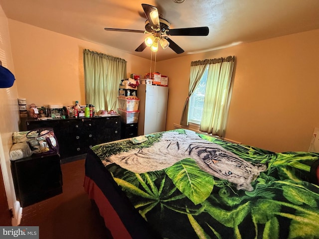 418 N 8th St, Vineland, NJ 08360 - bedroom with ceiling fan