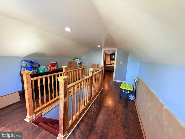 418 N 8th St, Vineland, NJ 08360 - bonus room featuring wood finished floors and lofted ceiling