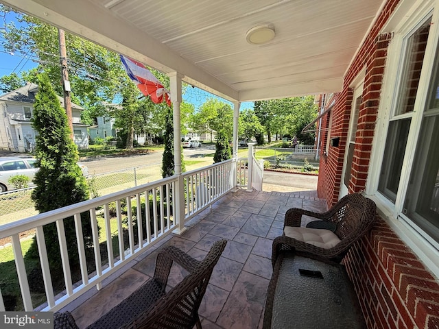 418 N 8th St, Vineland, NJ 08360 - view of patio / terrace featuring covered porch