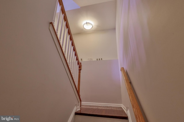 view of staircase
