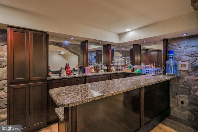 view of indoor wet bar