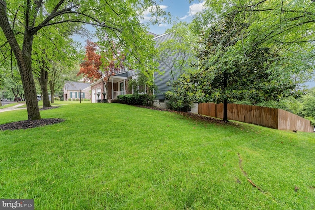 view of yard