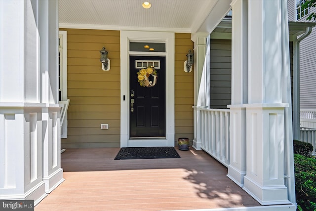 853 Imperial Rd, Arnold, MD 21012 - doorway to property with covered porch