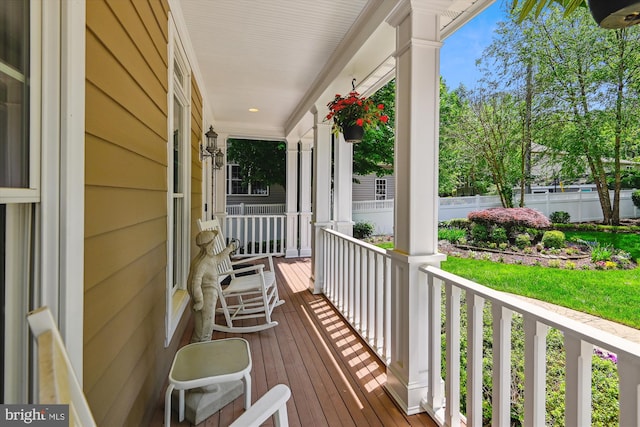 853 Imperial Rd, Arnold, MD 21012 - deck with a porch