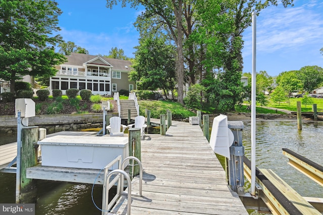 853 Imperial Rd, Arnold, MD 21012 - dock featuring a water view